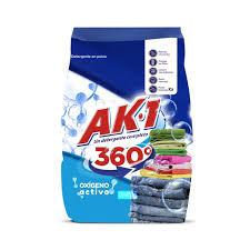 Detergente En Polvo AK-1 360° Oxigeno Activo bolsa x 450g