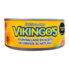 Atún Rallado en Aceite de Girasol Vikingos x 160 Grm