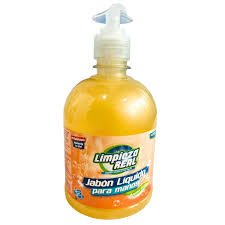 Jabón Liquido para Manos Limpieza Real Avena, Frasco x 500 ml