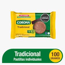 Chocolate Corona Tradicional, Barra x 100g