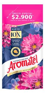 Suavizante Para Ropa Aromatel Frambuesa y Flor de Cerezo, Doypack x 400ml