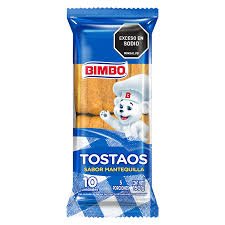 Tostaos Bimbo Sabor Mantequilla x 10 unds x 150g