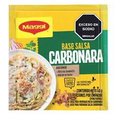 Base Salsa Carbonara Maggi, Sobre x 50g