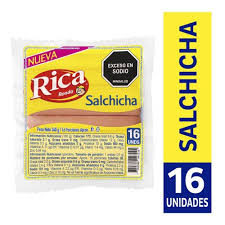 Salchicha Rica Rondo, Paquete x 340g x 16 und