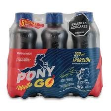Pony Malta Go, Paquete x 6 Unds x 200cm3