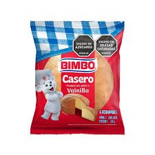 Ponqué Casero Bimbo Sabor a Vainilla x 200g