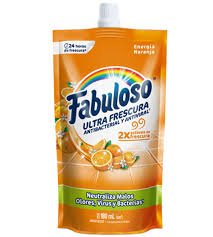 Limpiador Multiusos Fabuloso Energía Naranja Doypack x 180 ml