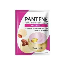 Tratamiento Capilar Pantene Anti-Frizz Aceite de Argán, Sachet x 27ml