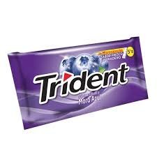 Chicle Trident Sabor a Mora Azul x 1 Und