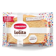 Tajada De Ponqué Lolita Comapan Sabor a Vainilla x 60g