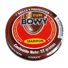 Betún en Pasta Bowy Marrón Lata x 32g