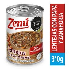 Lentejas con Papa y Zanahoria Zenú x 310g