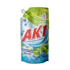 Detergente Líquido Ak-1 Manzana Verde Doypack x 900ml