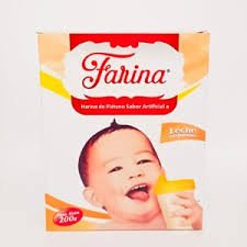 Harina de Plátano Farina Sabor Leche Condensada, Caja x 100g