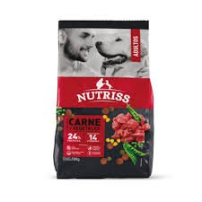 Alimento Para Perros Nutriss Adultos, Carne y Vegetales, Bolsa x 2kg
