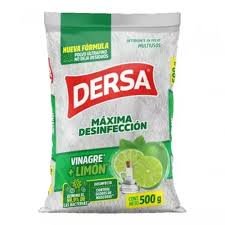 Detergente en Polvo Dersa Vinagre + Limón, Bolsa x 500g