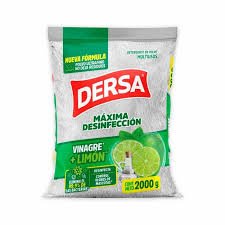 Detergente En Polvo Dersa Vinagre + Limón, Bolsa x 1000g
