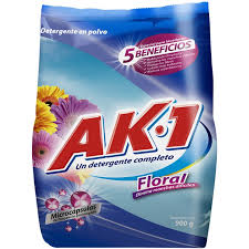 Detergente En Polvo AK-1 Floral bolsa x 800g