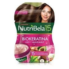 Crema Para Peinar Nutribela15 Biokeratina, Sobre x 27ml