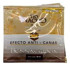 Shampoo Anti-Caída Tío Nacho Efecto Anti Canas, Sobre x 18ml