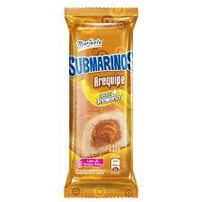 Submarinos Marinela Sabor Arequipe x 33g