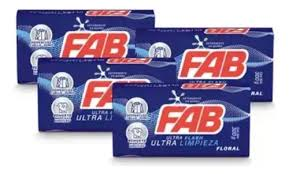 Jabón en Barra Fab Ultra Flash x 300g