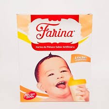 Harina de Plátano Farina Sabor Leche Condensada, Bolsa x 250g