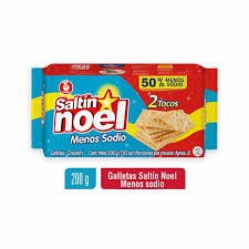 Galletas Saltin Noel Menos Sodio 2 Tacos  200g