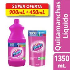 Quitamanchas Liquido Vanish Color Botella x 900ml + Vanish Liquido Color Doypack x 450 ml