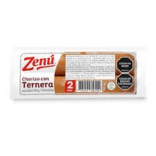 Chorizo Con Ternera Zenú x 2 Unds x 100g