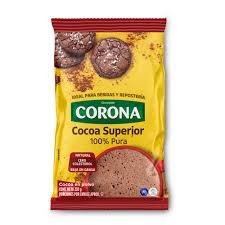 Cocoa En Polvo Corona Sabor Natural, Paquete x 230g