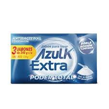 Jabón en Barra AzulK Extra Antibacterial con Vinagre x 3 Unds x 240g c/u