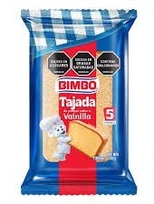 Tajada de Ponqué Bimbo Sabor a Vainilla x 60g