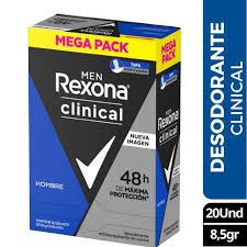 Desodorante Rexona Clinical Men 48H Sachet x 8.5g