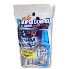 Limpiavidrios Furor Atomizador x 500ml + Limpiavidrios Furor, Doypack x 500ml
