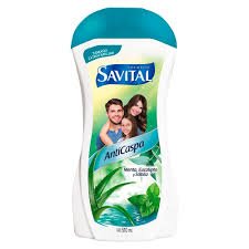 Shampoo Anticaspa Savital Menta, Eucalipto y Sábila, Tarro x 510ml