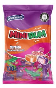 Mini Bum Surtido, Paquete x 100 Unds