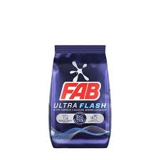 Detergente En Polvo Fab Ultra Flash, Bolsa x 100g