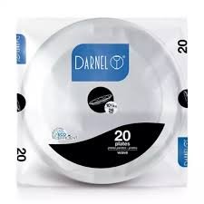 Platos Hondos Desechables de Icopor 25 Oz Darnel, Paquete x 20 Platos