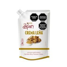 Salsa Crema Leña Zafran DoyPack x 200g