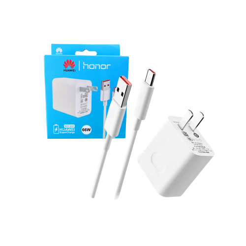Cargador Honor Huawei 100 w caja celeste