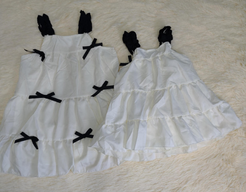 Vestido niña lazos