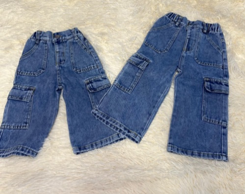 Jeans cargo unisex