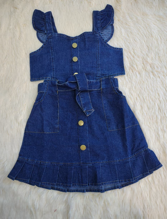 Conjunto falda cristy + cinturón