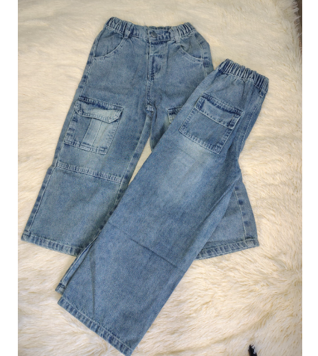 Jeans cargo niño