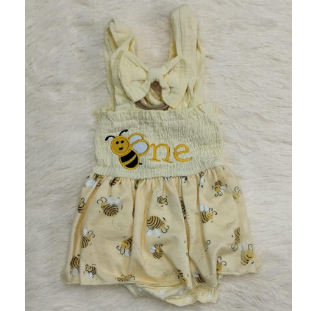 Conjunto niña abejita 0-3