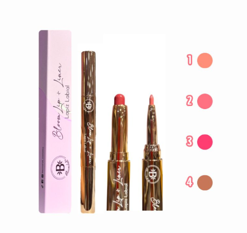 Bloom lip + liner Bloomshell lapiz labial