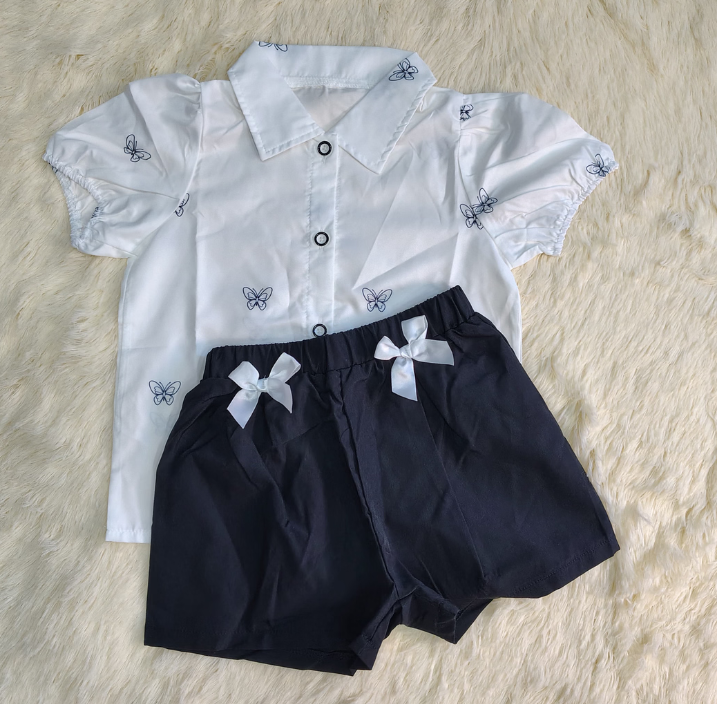 Conjunto mariposa niña