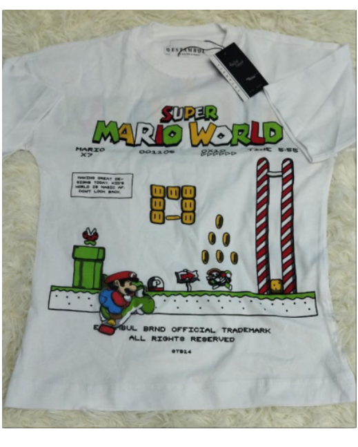 Camisa basica mario niño