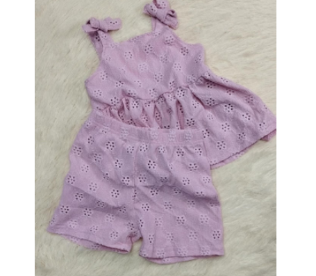 Conjunto niña ojalillo amarre